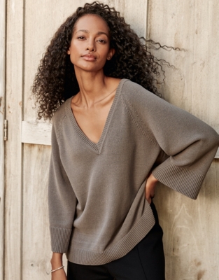 Sweater hotsell wide sleeves