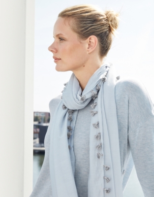 The white company hot sale cashmere scarf