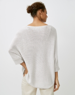 Cotton TapeYarn Batwing Jumper New In Clothing The White Company UK