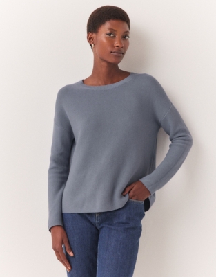 Women's button back sweater sale