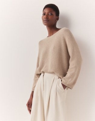 Cotton textured hotsell weave sweater