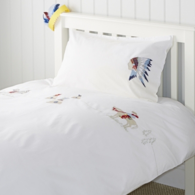 Cowboy Brave Bed Linen Children S Home Sale The White Company Uk