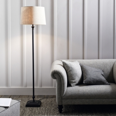 white company floor lamp