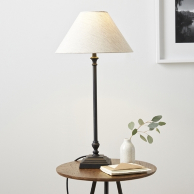 white company floor lamp