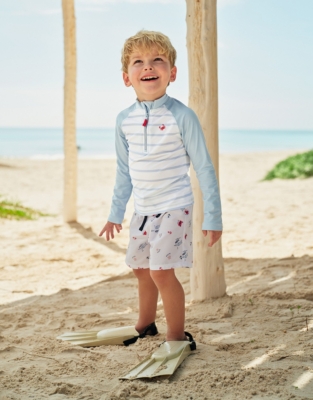 Crab Rash Guard (16yrs) Boys' Clothing The White Company US