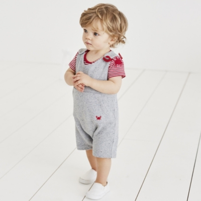 white company baby romper