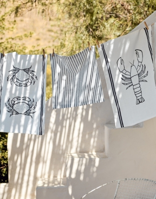 Crab Tea Towel
