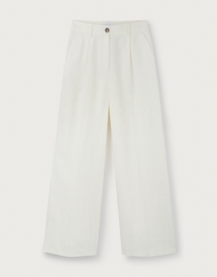 Crepe Wide Leg Trousers | Clothing Sale | The White Company UK