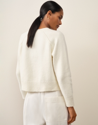 Crew Neck Jumper with Cotton