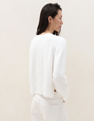 Crew Neck Jumper with Cotton