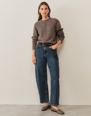 Crew Neck Jumper with Organic Cotton