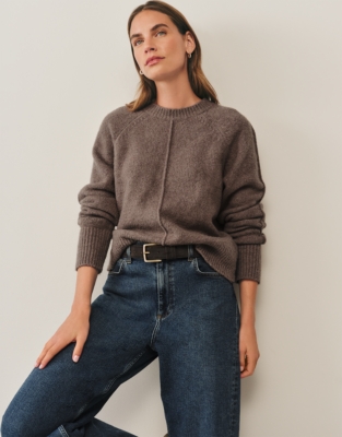 Crew Neck Jumper with Organic Cotton