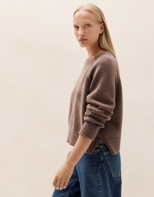 Crew-Neck Jumper with Organic Cotton