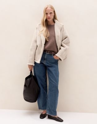 Crew-Neck Jumper with Organic Cotton