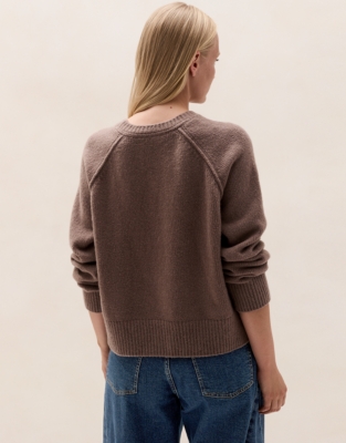 Crew-Neck Jumper with Organic Cotton