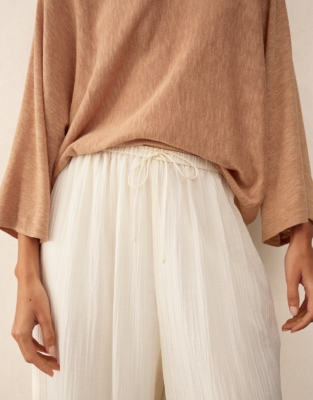 Crinkle Harem Trousers