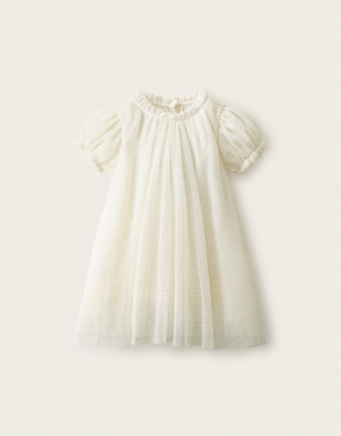 Crinkle Tulle Sparkle Party Dress (0–4yrs)