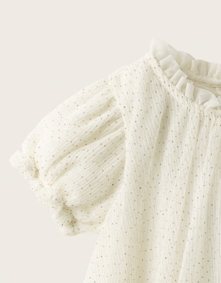 Crinkle Tulle Sparkle Party Dress (0–4yrs)