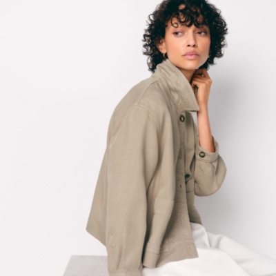 Cropped Relaxed Jacket