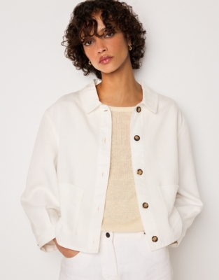 Cropped Relaxed Jacket