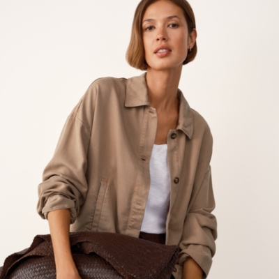 Cropped Relaxed Jacket