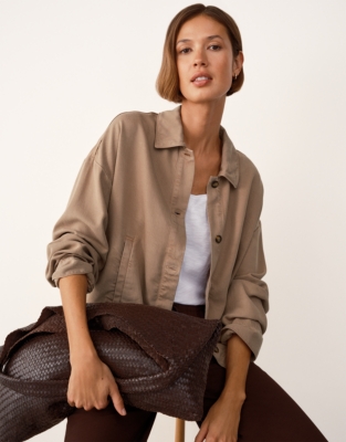 Cropped Relaxed Jacket