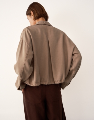 Cropped Relaxed Jacket