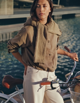 Cropped Relaxed Jacket