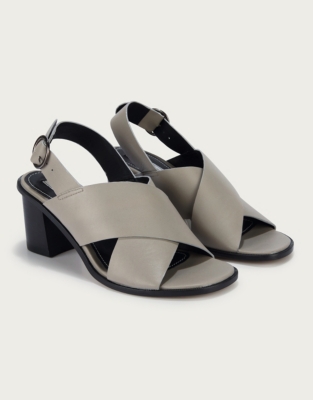 Image of Crossover Strap Heel Sandals