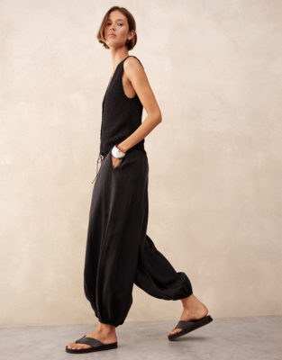Cupro Harem Trousers