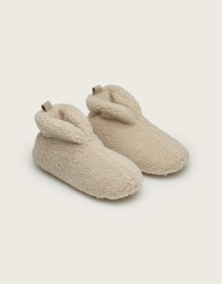 Curly Borg Bootie Slippers