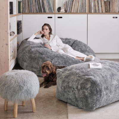 Curly Sheepskin Beanbag | Furniture Sale | The White Company UK