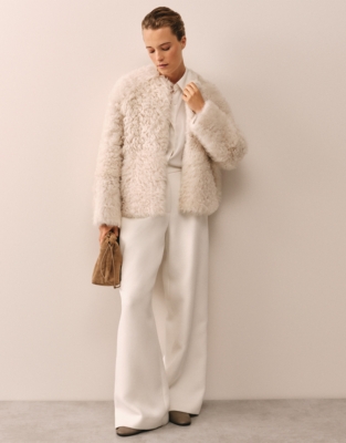 Curly Sheepskin Short Coat
