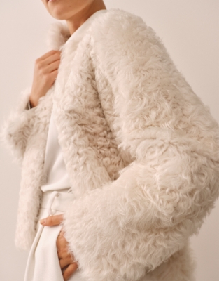Curly Sheepskin Short Coat