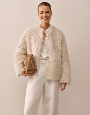 Curly Sheepskin Short Coat