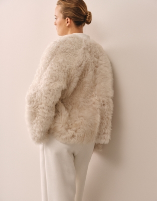 Curly Sheepskin Short Coat