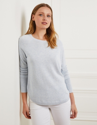 Curved Hem Sweater | All Clothing Sale | The White Company US