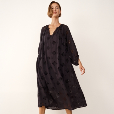 Cutwork Detail Boho Dress