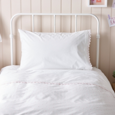 white cot bed duvet cover