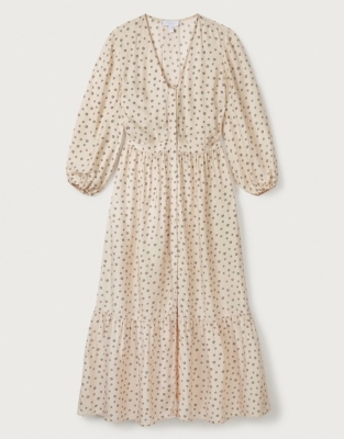 Daisy Print Midi Dress | Dresses & Skirts | The White Company US