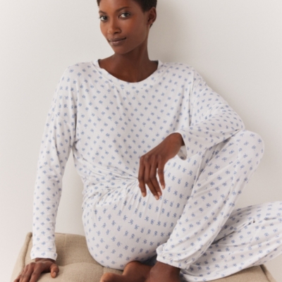 Klara printed jersey discount pyjamas