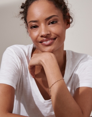 Delicate GoldPlated Chain Bracelet Jewelry The White Company US