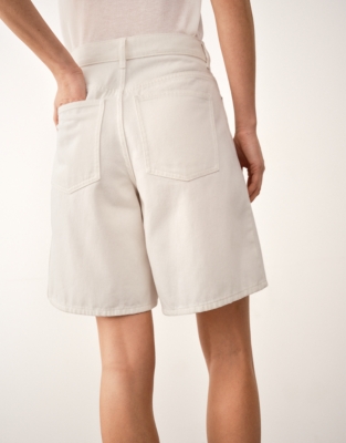 Denim Bermuda Shorts