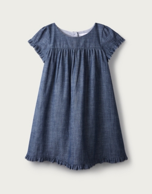 Denim Dress (1-6yrs) | Girls' Clothing | The White Company UK