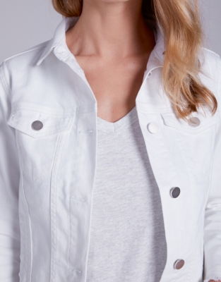 The white clearance company denim jacket