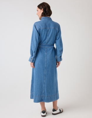 Denim Shirt Dress