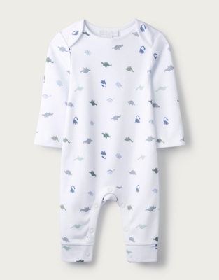 white company baby sleepsuit
