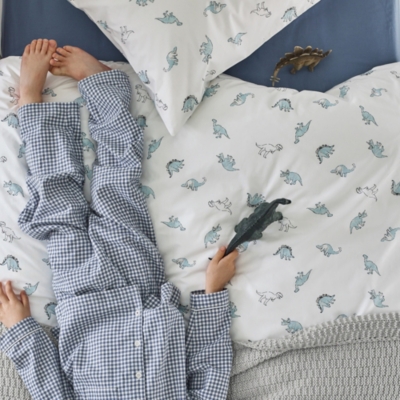 Little white company dinosaur bedding sale