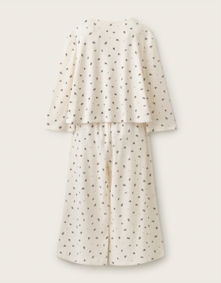 Ditsy Floral Relaxed Fit Textured Wide Leg Pyjamas (1–12yrs)