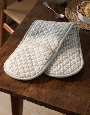 Ditsy Heart Double Oven Glove